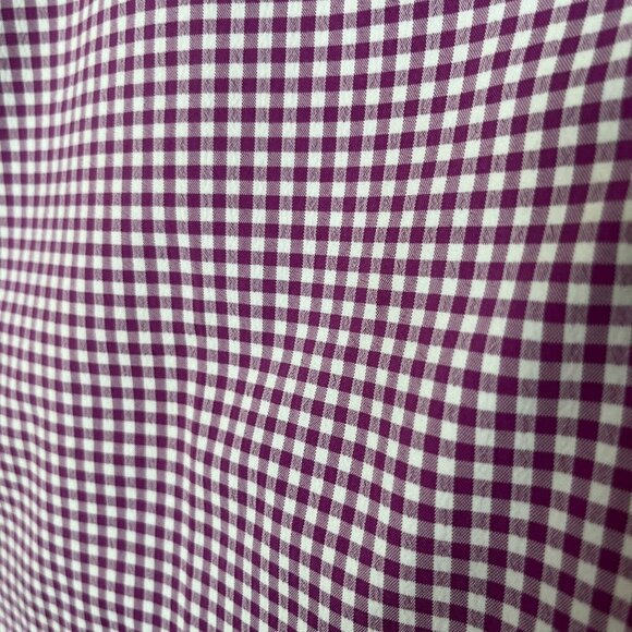 Footjoy Purple White Plaid Golf Chino Shorts Gingham Stretch Sports Mens Size 38 - Picture 5 of 9